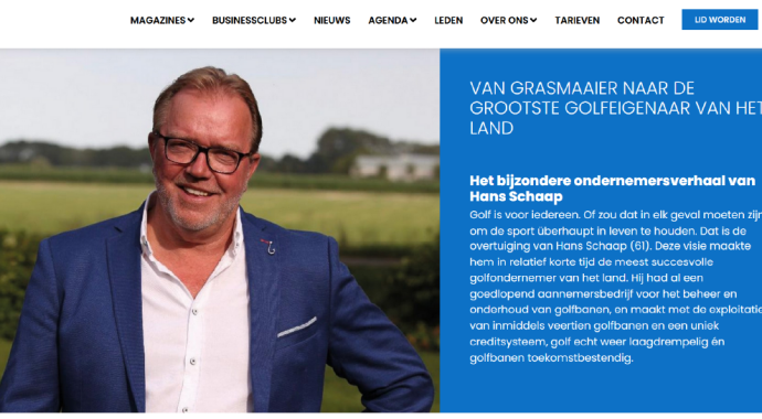 Van grasmaaier naar grootste golfbaaneigenaar