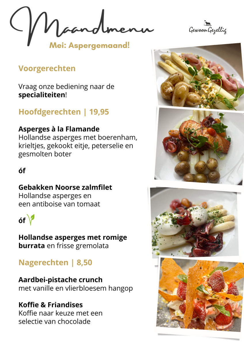 Maandmenu Almkreek mei 2025